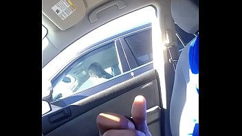 Dick flashing milf in car